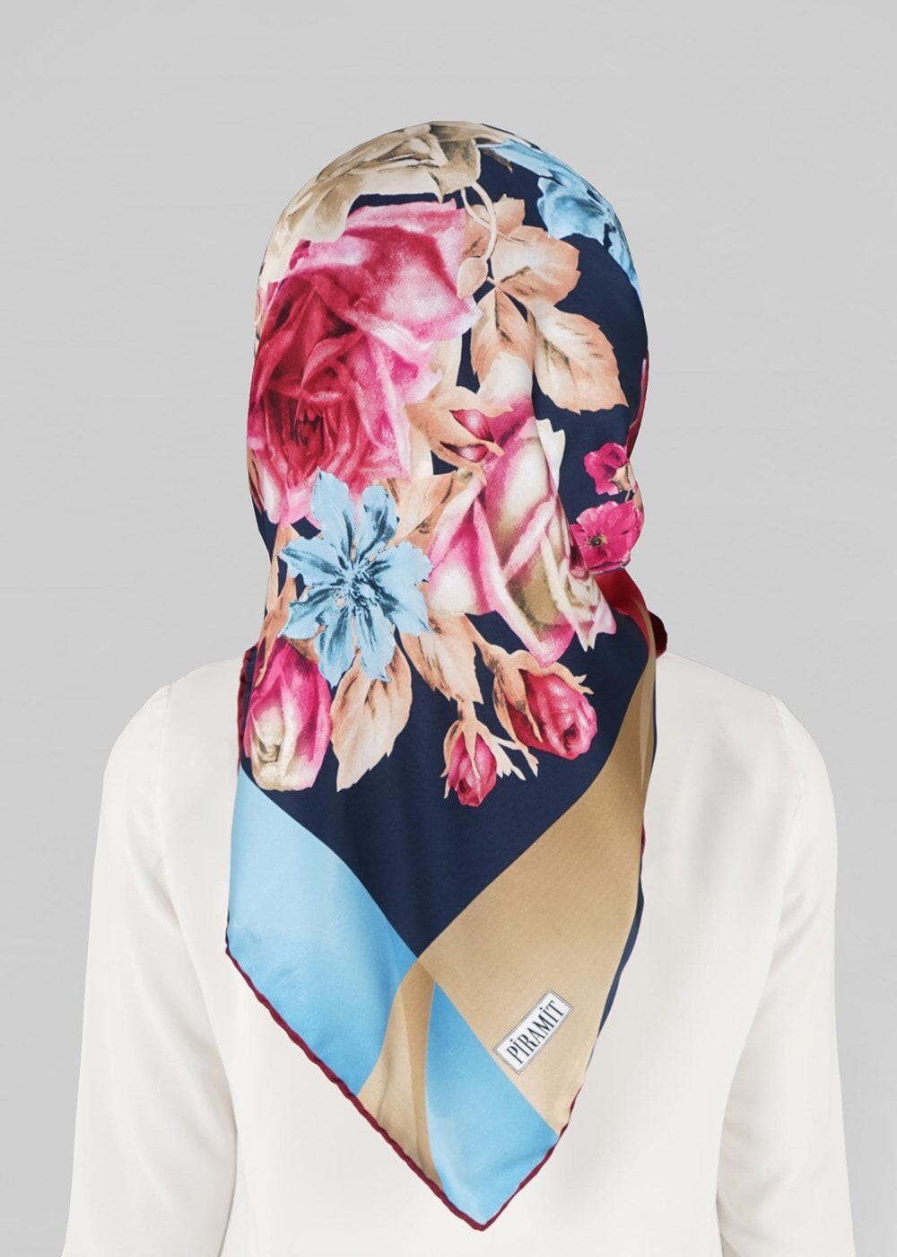 Vêtements hijab BLEU MARINE ÉCHARPE 27641 