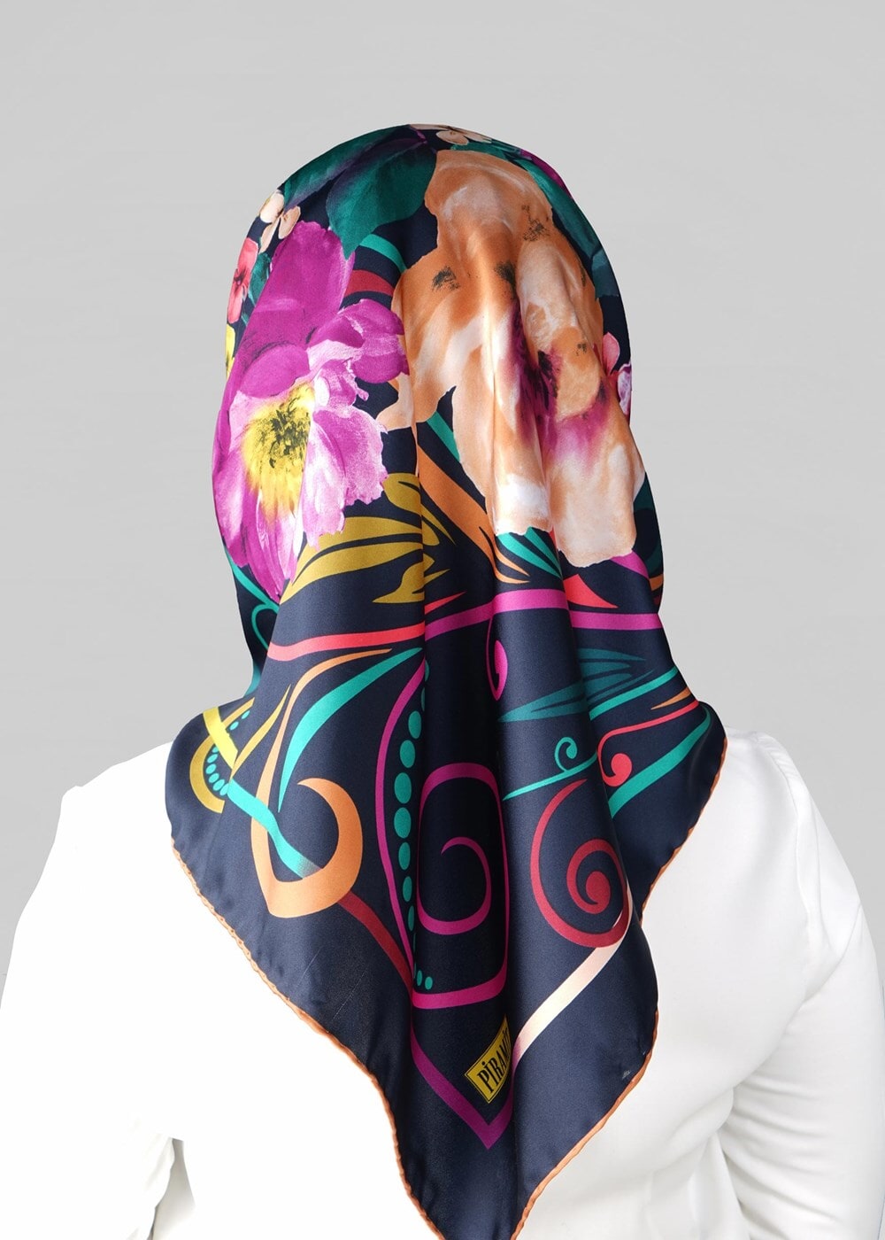 Vêtements hijab ORANGE ÉCHARPE 27642 