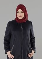 Tesettür giyim SİYAH 9405 KABAN 