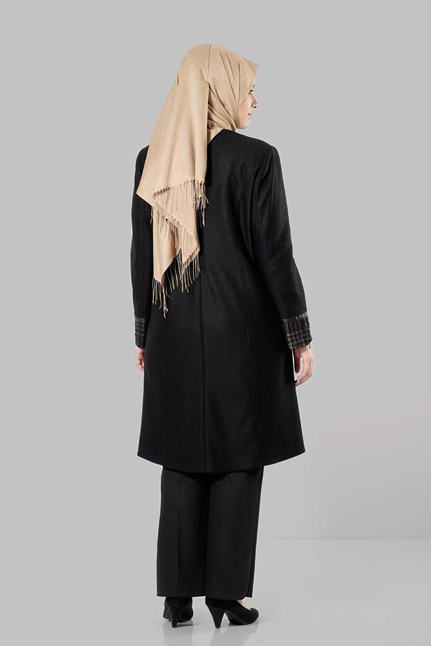 Vêtements hijab NOIR CABAN ZIPPÉ 9406  - TRENDTESETTÜR