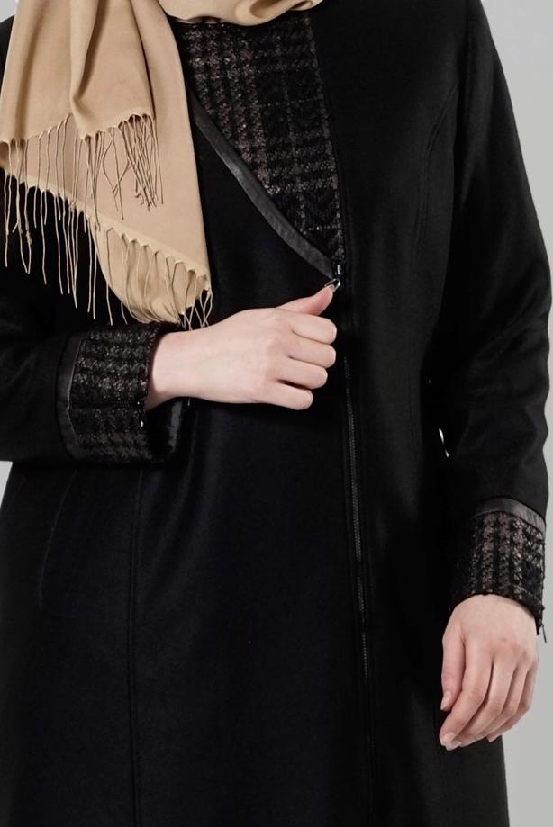 Vêtements hijab NOIR CABAN ZIPPÉ 9406  - TRENDTESETTÜR