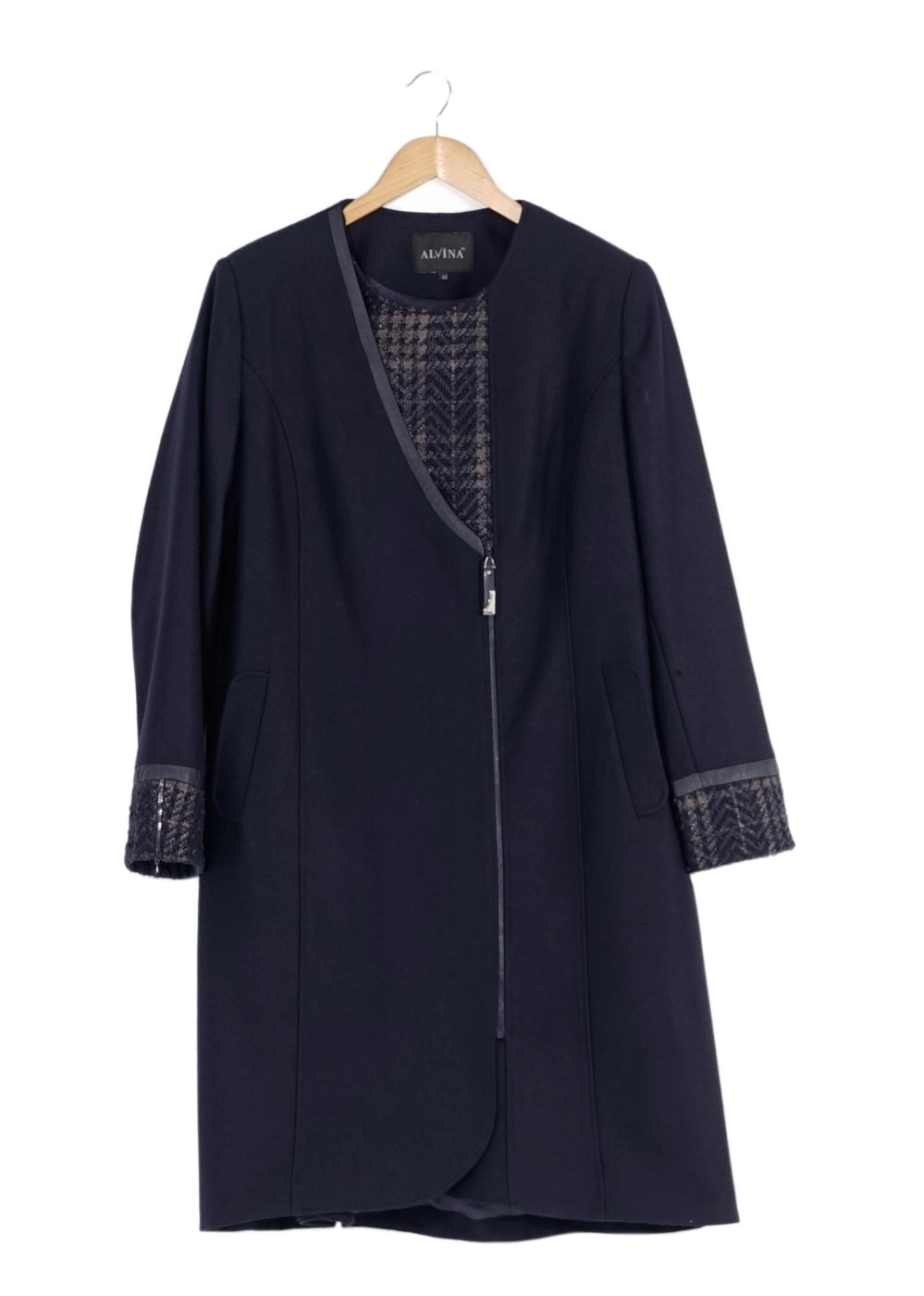 Vêtements hijab BLEU MARINE CABAN ZIPPÉ 9406 