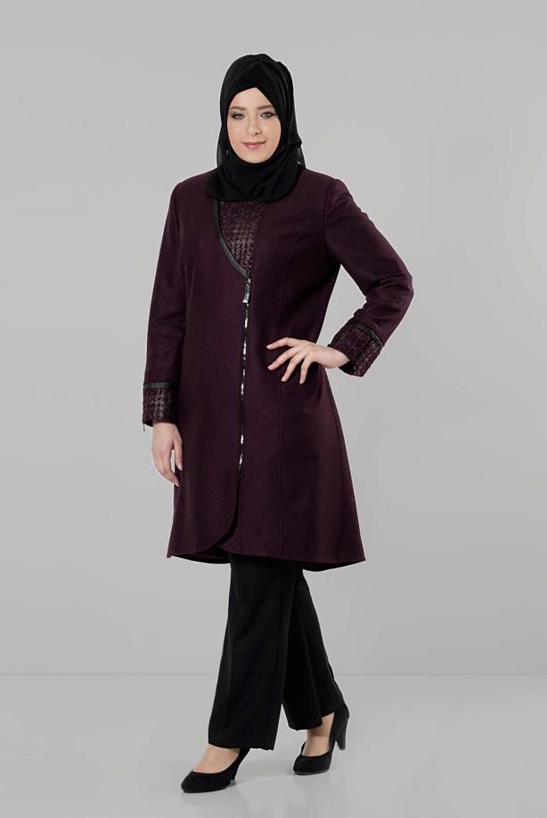 Vêtements hijab PRUNE CABAN ZIPPÉ 9406  - TRENDTESETTÜR
