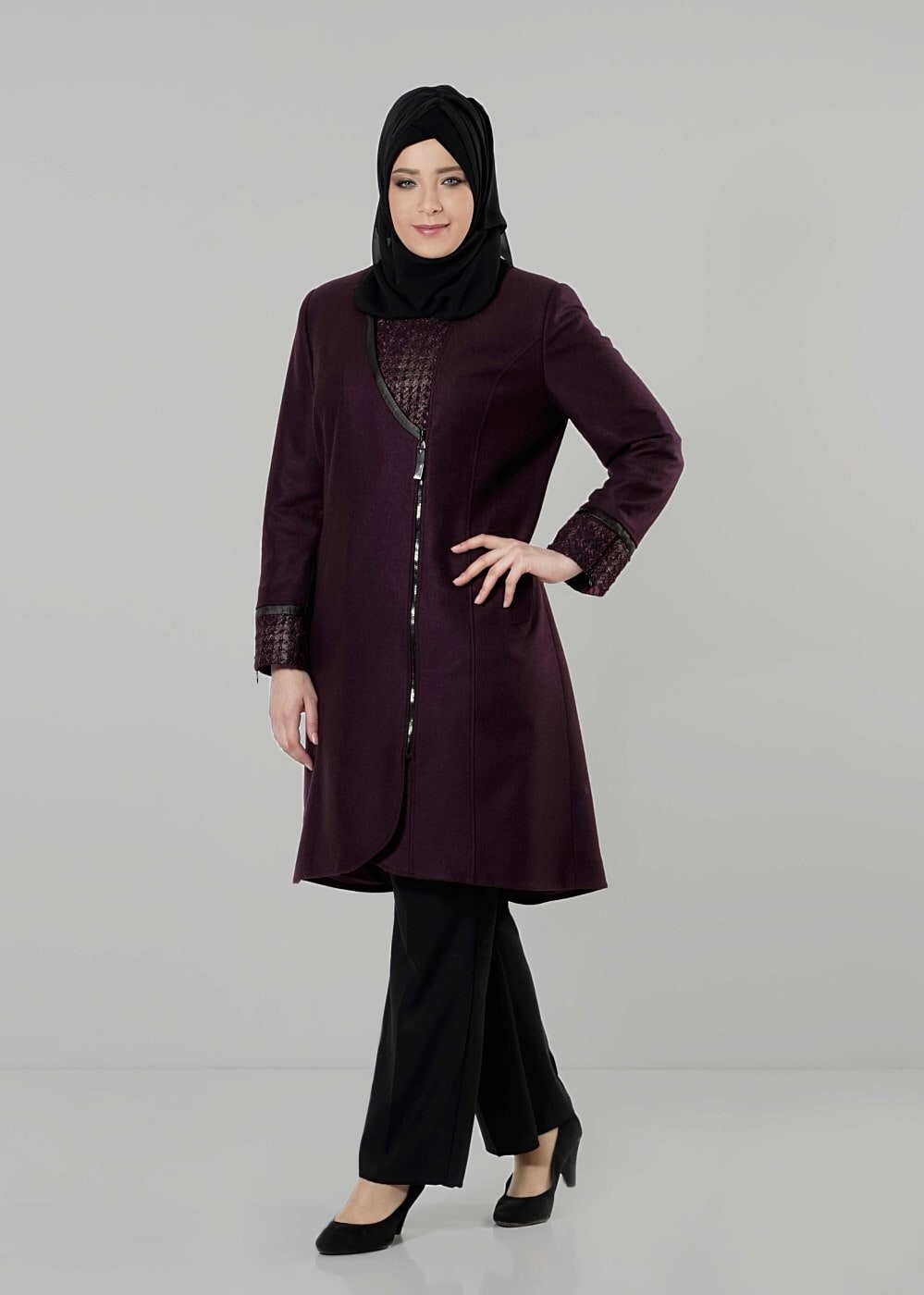 Tesettür giyim MÜRDÜM 9406 KABAN