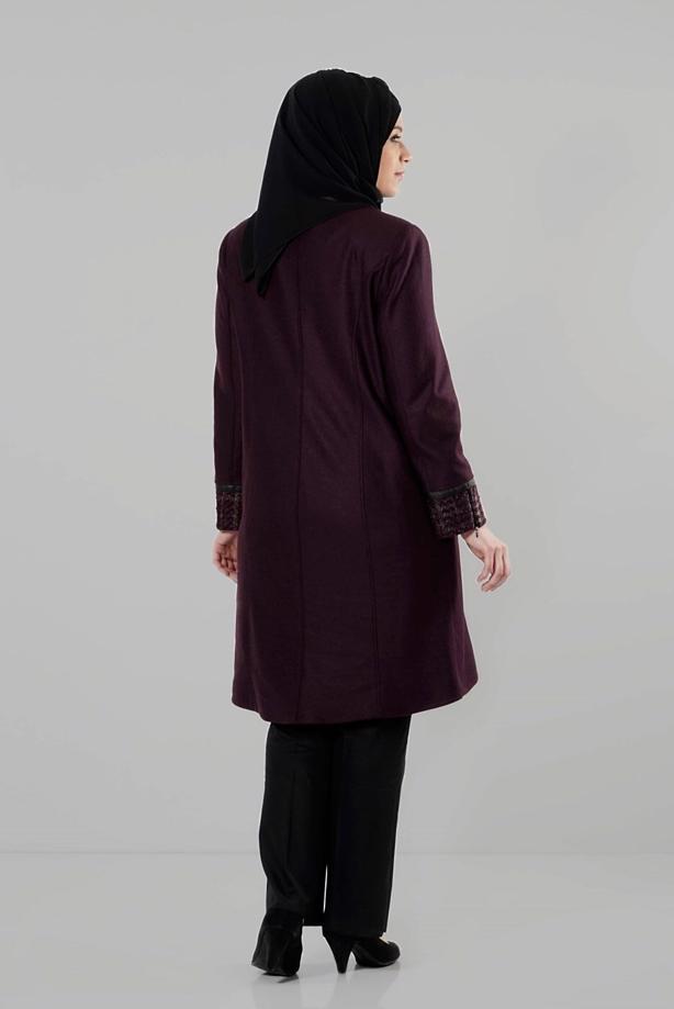 Vêtements hijab PRUNE CABAN ZIPPÉ 9406  - TRENDTESETTÜR