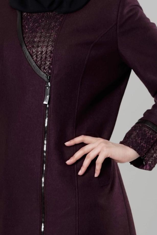 Vêtements hijab PRUNE CABAN ZIPPÉ 9406  - TRENDTESETTÜR