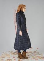 Tesettür giyim LACİVERT KAPİTONE ŞİŞME MONT 56653