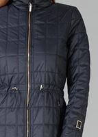 Tesettür giyim LACİVERT KAPİTONE ŞİŞME MONT 56653