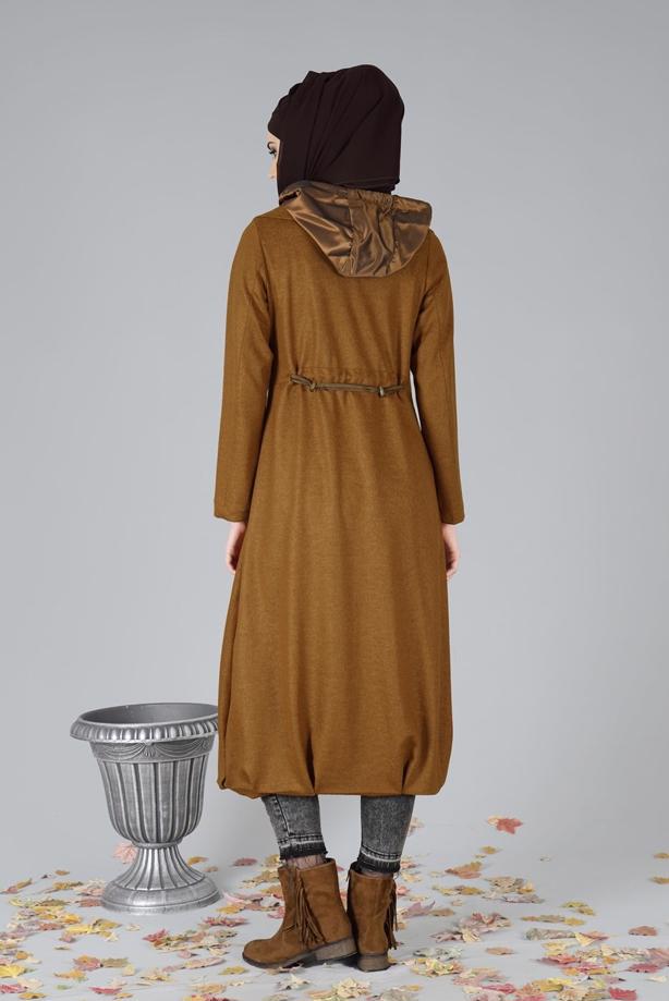 Vêtements hijab  ZIPPED FELT COAT 2110 - TRENDTESETTÜR