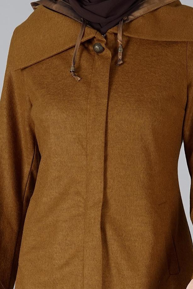 Vêtements hijab  ZIPPED FELT COAT 2110 - TRENDTESETTÜR