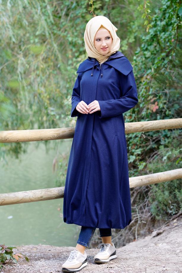 Vêtements hijab  ZIPPED FELT COAT 2110 - TRENDTESETTÜR