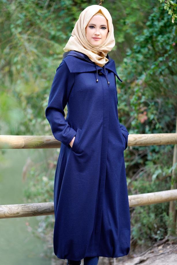 Vêtements hijab  ZIPPED FELT COAT 2110 - TRENDTESETTÜR