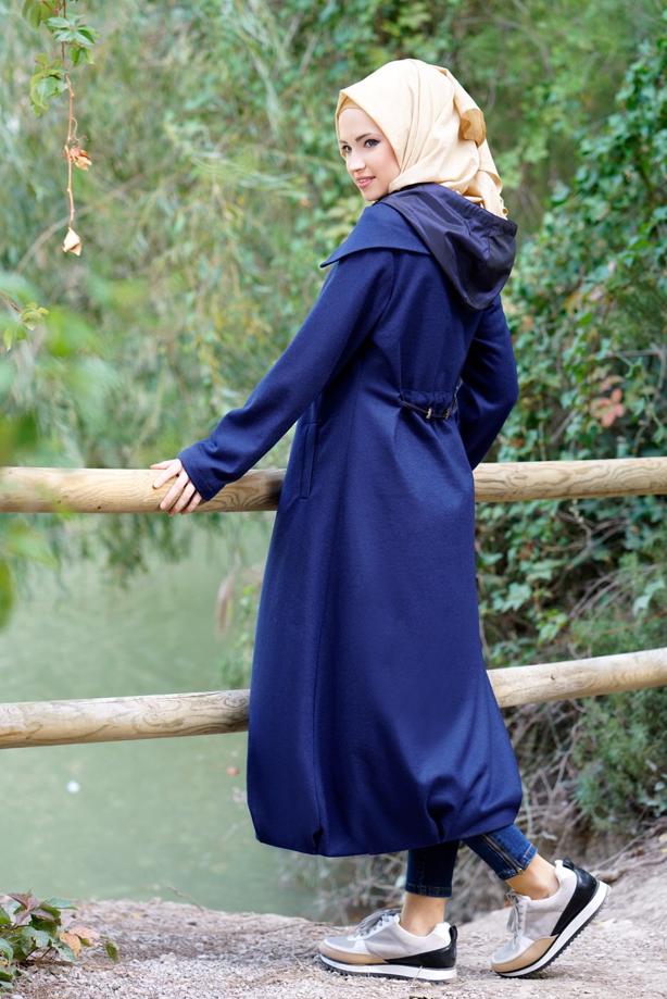 Vêtements hijab  ZIPPED FELT COAT 2110 - TRENDTESETTÜR