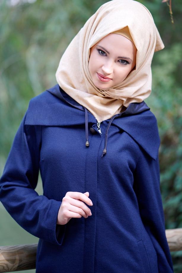 Vêtements hijab  ZIPPED FELT COAT 2110 - TRENDTESETTÜR