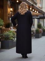 Vêtements hijab BLEU MARINE MANTEAU ZIPPÉ T 9410