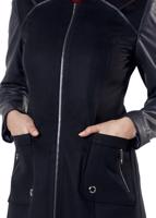 Tesettür giyim LACİVERT T 9416 Winter Escada Manto-Alv Fashion