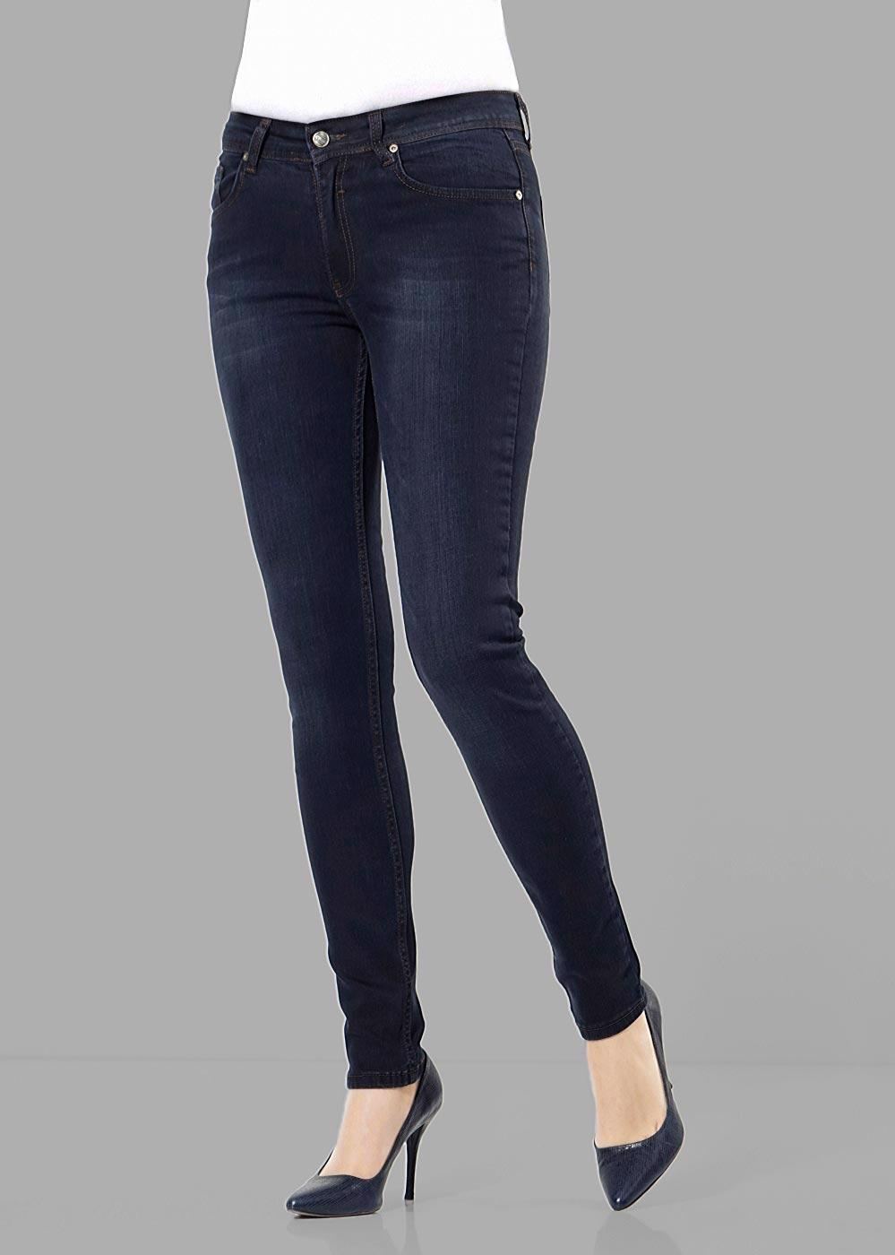 Tesettür giyim LACİVERT ALVİNA JEAN PANTOLON 7921