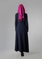 Tesettür giyim LACİVERT 1615 PARDESÜ