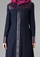 Tesettür giyim LACİVERT 1615 PARDESÜ