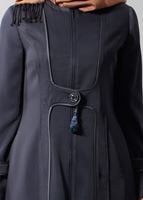 Tesettür giyim LACİVERT 1619 PARDESÜ