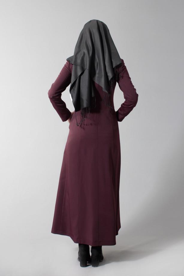 Vêtements hijab  GROMMET DETAILED TOPCOAT 1629  - TRENDTESETTÜR