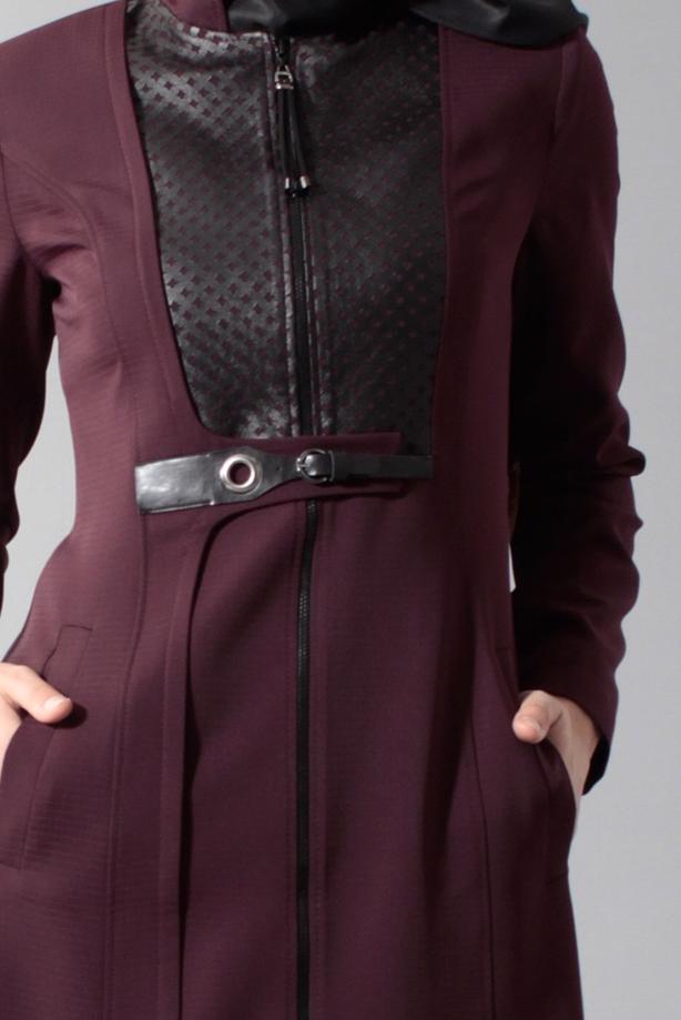 Vêtements hijab  GROMMET DETAILED TOPCOAT 1629  - TRENDTESETTÜR