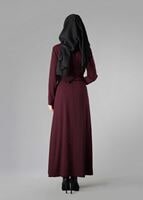 Tesettür giyim BORDO 1630 PARDESÜ