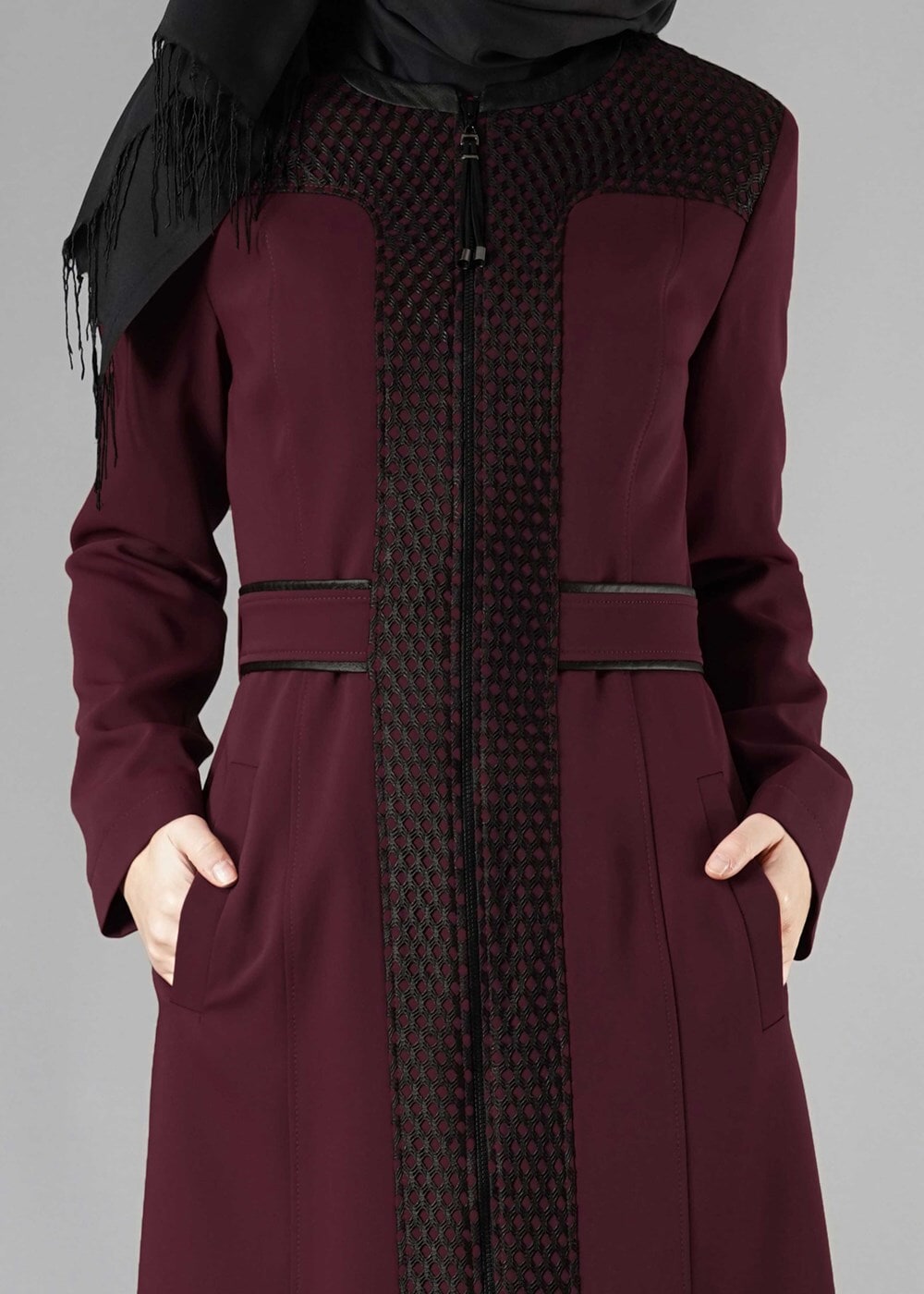 Tesettür giyim BORDO 1630 PARDESÜ