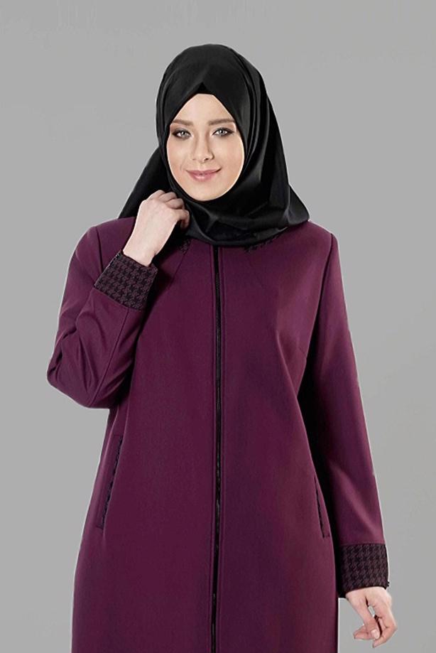 Tesettür giyim MÜRDÜM 1652 PARDESÜ - TRENDTESETTÜR
