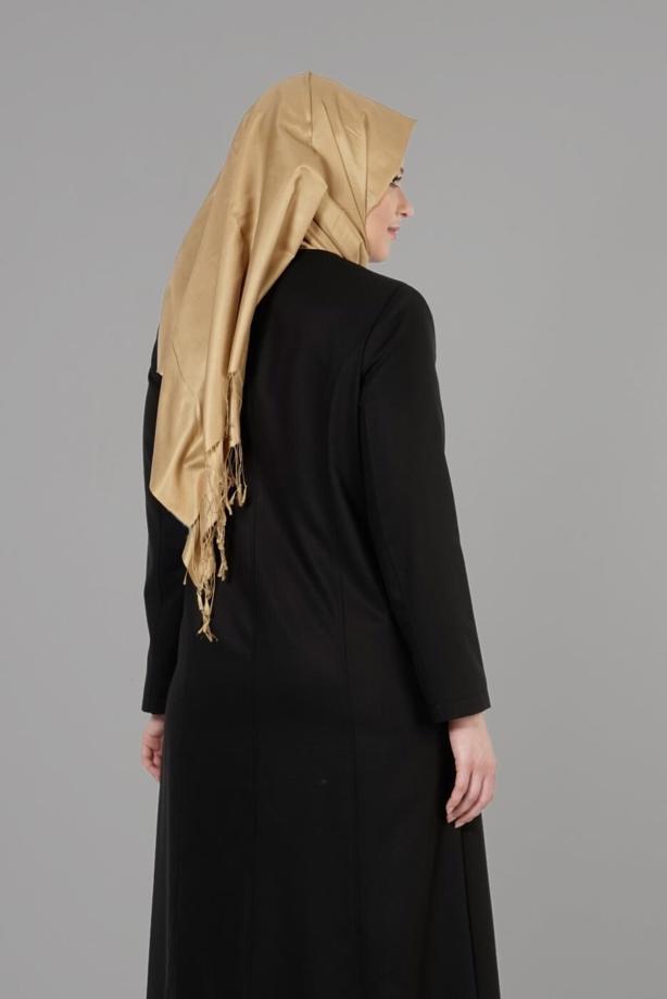Vêtements hijab NOIR PARDESSUS ZIPPÉ 1654  - TRENDTESETTÜR