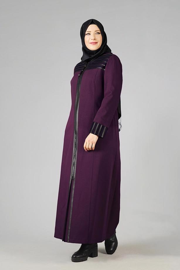 Tesettür giyim MÜRDÜM 1655 PARDESÜ  - TRENDTESETTÜR