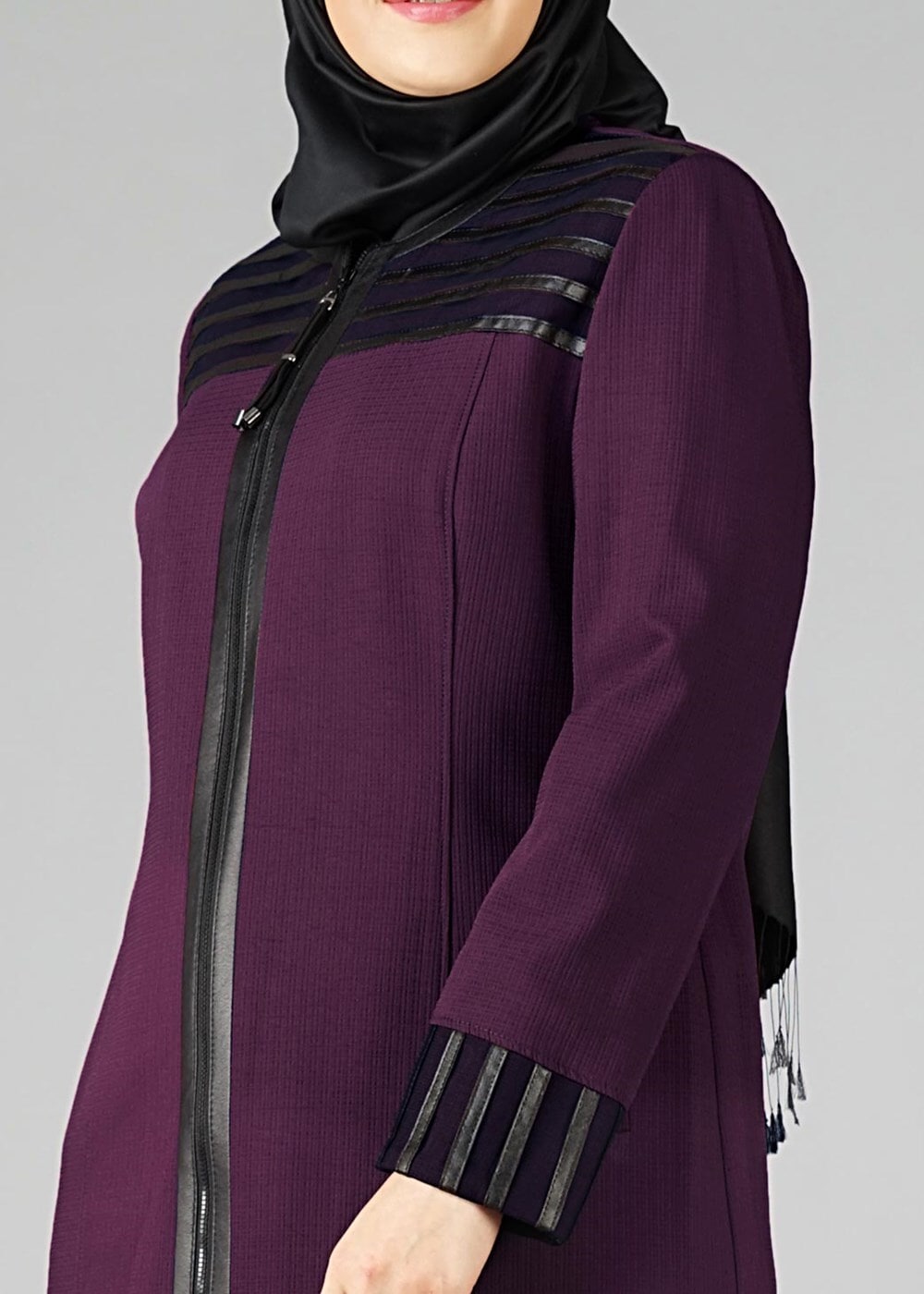 Tesettür giyim MÜRDÜM 1655 PARDESÜ