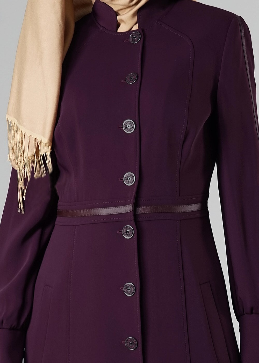 Tesettür giyim MÜRDÜM 1663 PARDESÜ