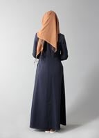 Tesettür giyim LACİVERT 1666 PARDESÜ