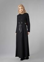 Tesettür giyim SİYAH 1667 PARDESÜ