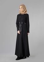 Tesettür giyim SİYAH 1667 PARDESÜ