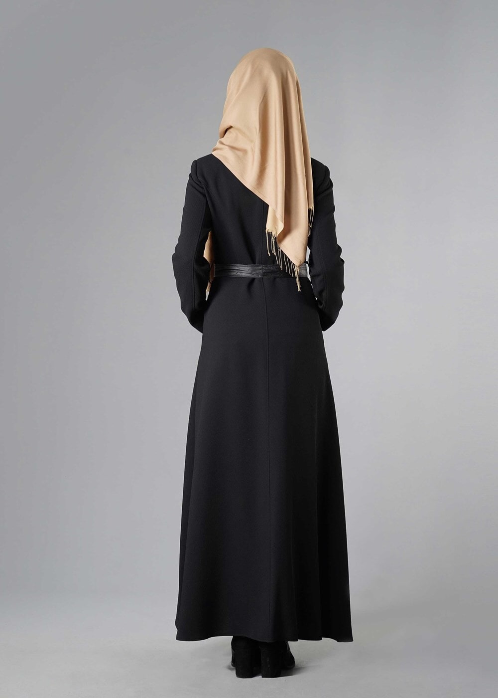 Tesettür giyim SİYAH 1667 PARDESÜ