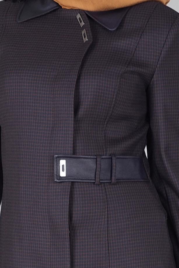 Tesettür giyim LACİVERT 1669 PARDESÜ - TRENDTESETTÜR