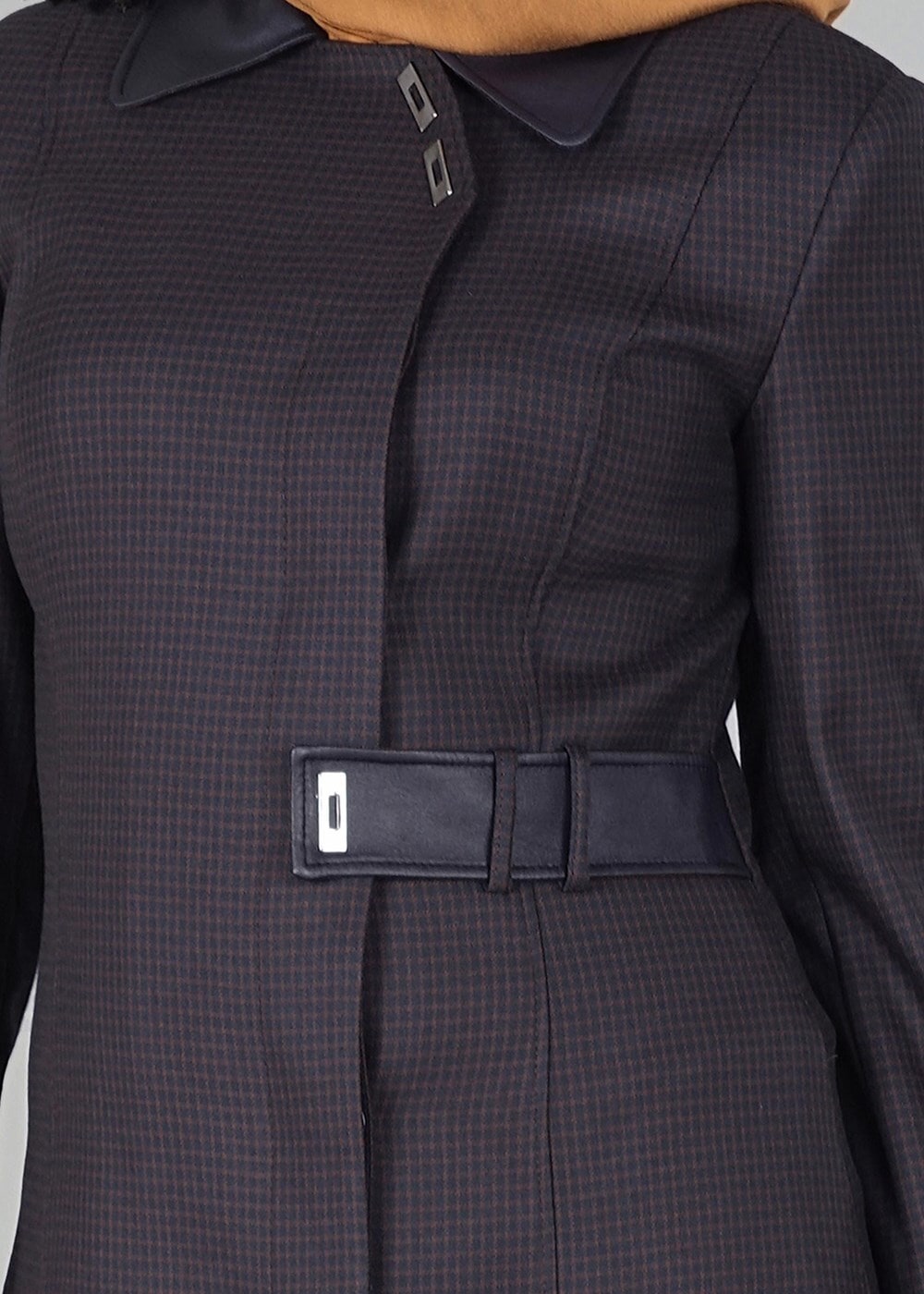 Tesettür giyim LACİVERT 1669 PARDESÜ