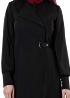 Tesettür giyim SİYAH T 1677 Sarah Pardesü-Alv Fashıon