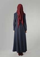 Tesettür giyim LACİVERT 1681 PARDESÜ