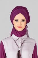 Vêtements hijab FUCHSIA CHÂLE PRÊT À PORTER 9827