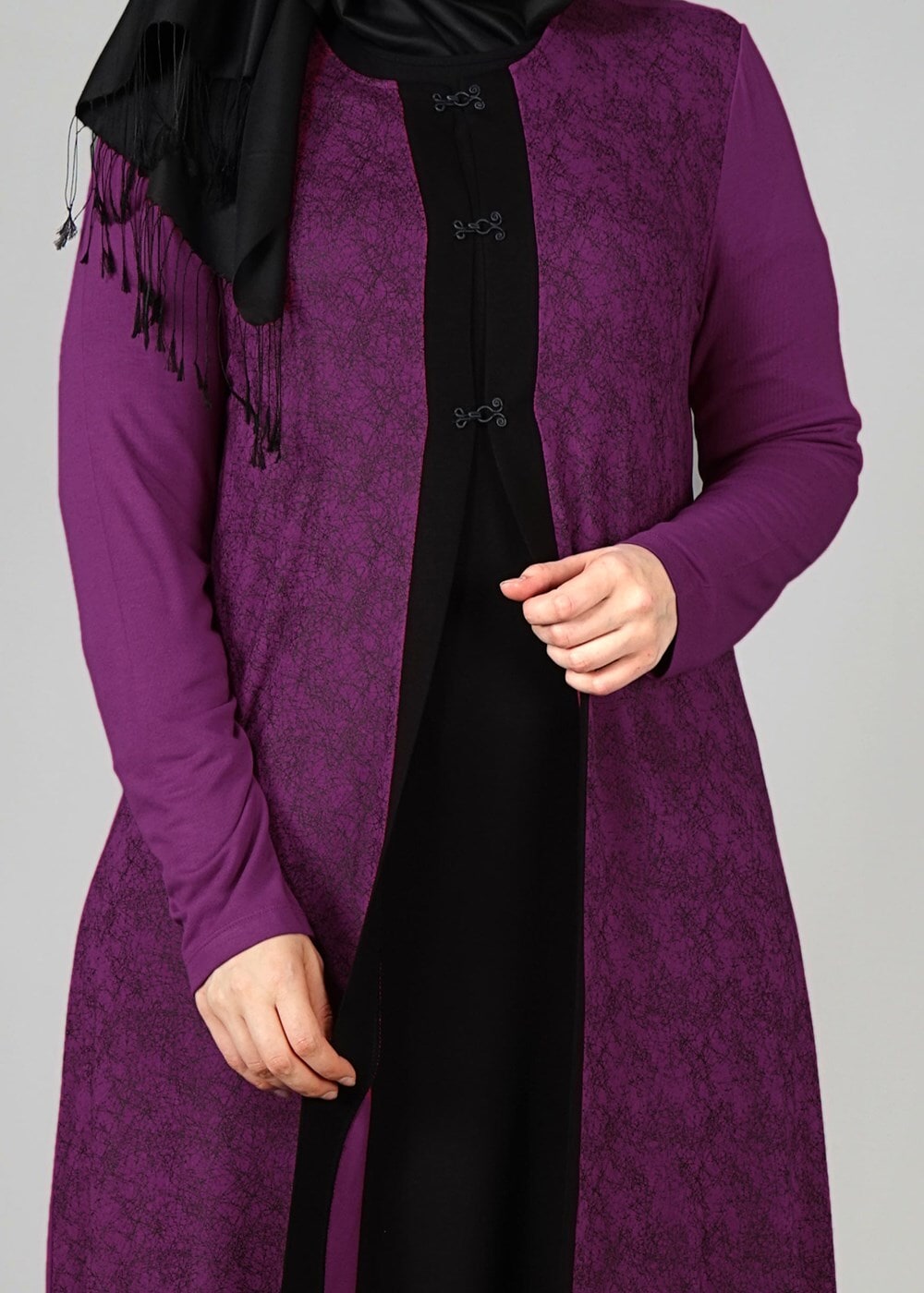 Tesettür giyim FUŞYA 2530 TUNİK