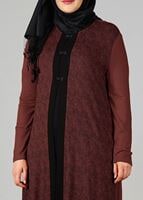 Tesettür giyim KAHVE 2530 TUNİK