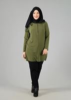 Tesettür giyim YEŞİL 2544 TUNİK