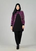 Tesettür giyim FUŞYA 2546 TUNİK