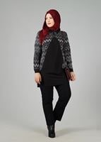 Tesettür giyim GRİ 2546 TUNİK
