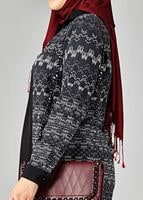 Tesettür giyim GRİ 2546 TUNİK