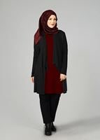 Tesettür giyim SİYAH 2552 TUNİK