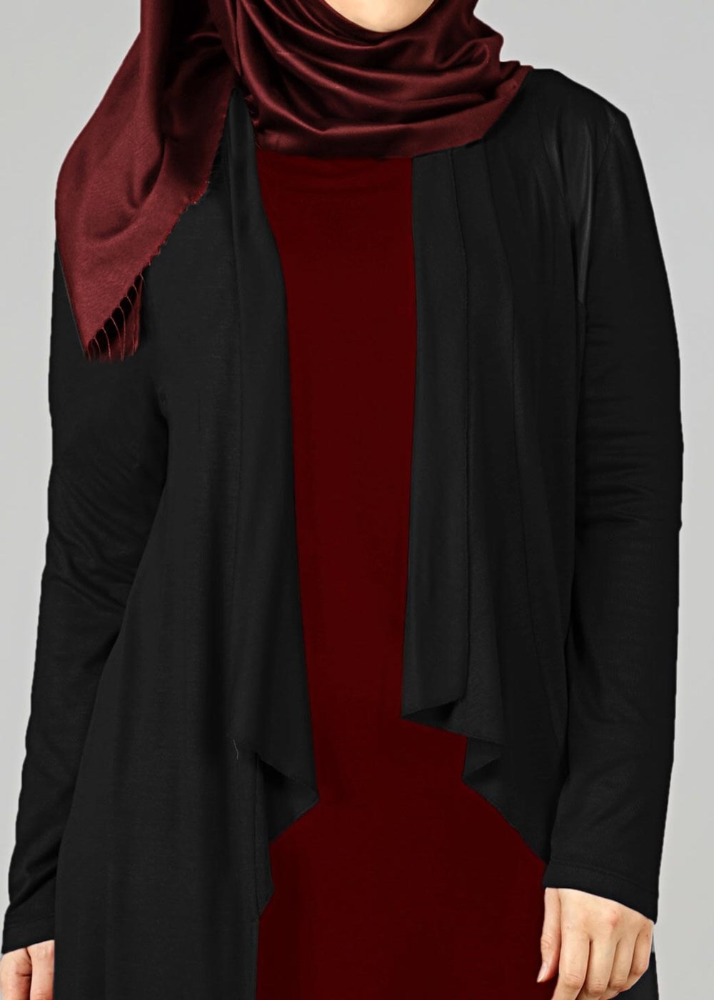 Tesettür giyim SİYAH 2552 TUNİK